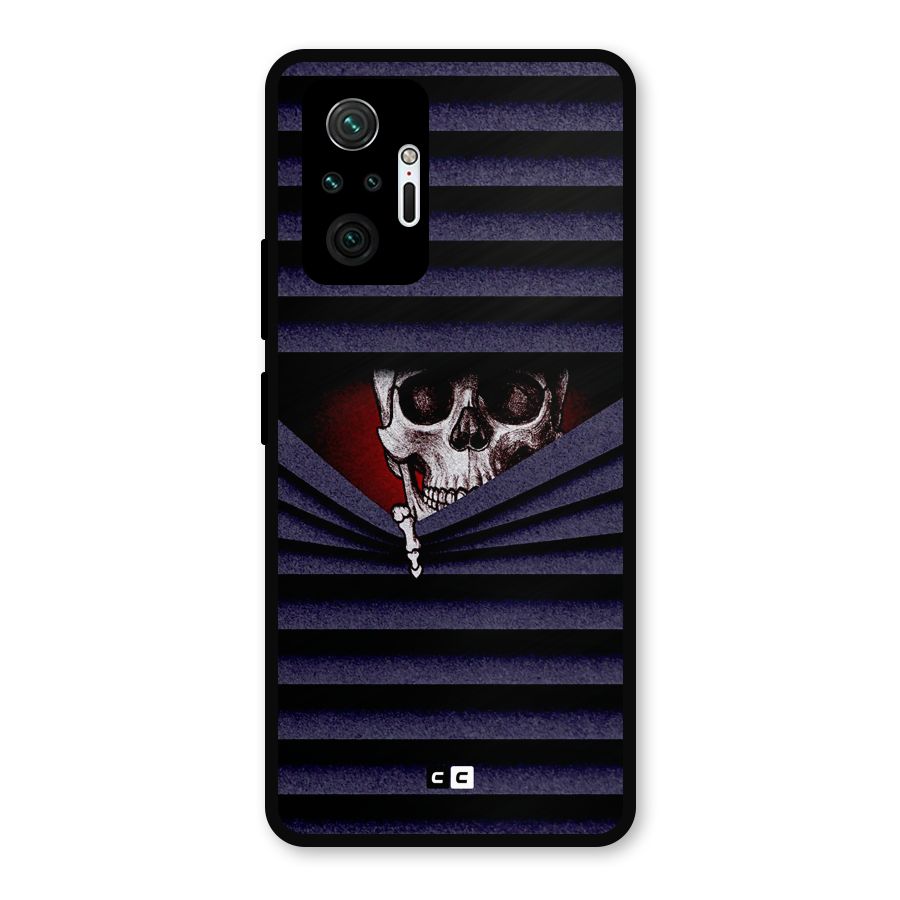 Skull Peak Metal Back Case for Redmi Note 10 Pro