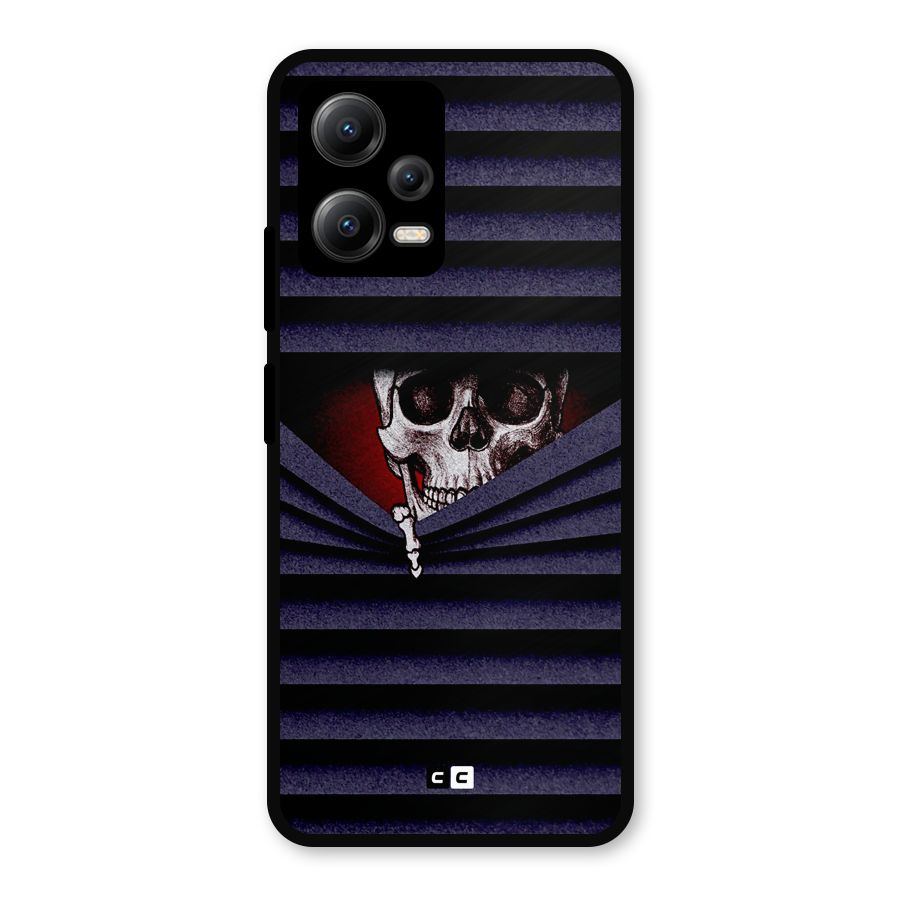Skull Peak Metal Back Case for Redmi Note 12 5G