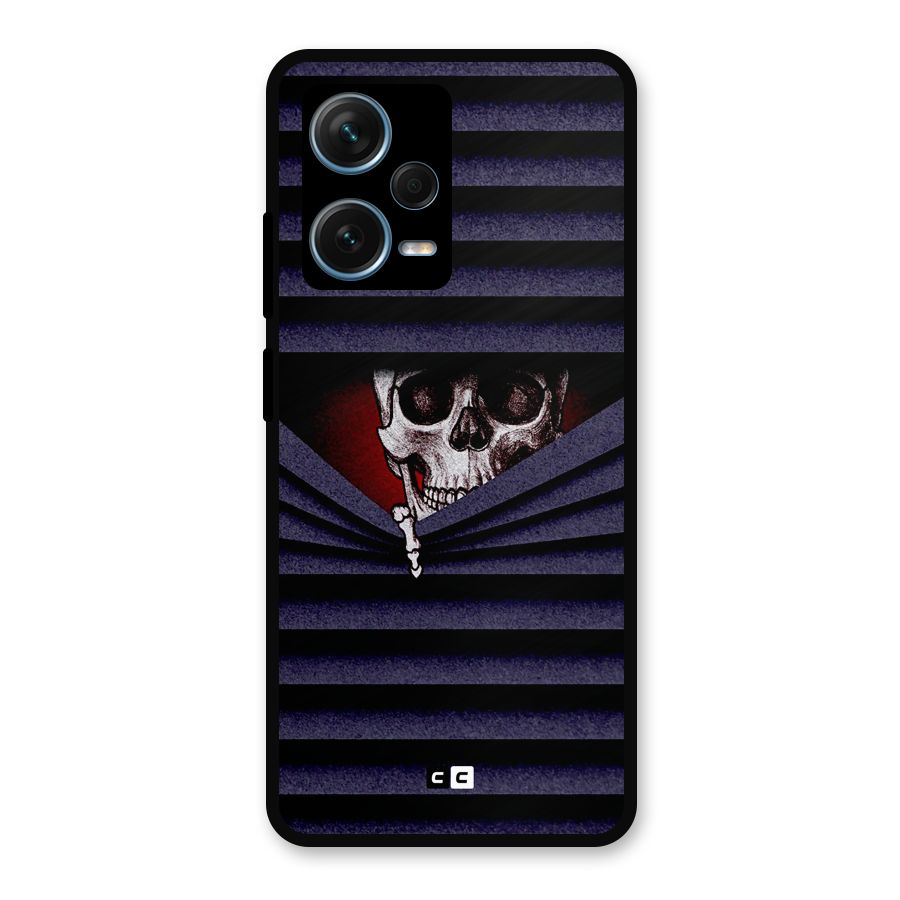 Skull Peak Metal Back Case for Redmi Note 12 Pro Plus 5G