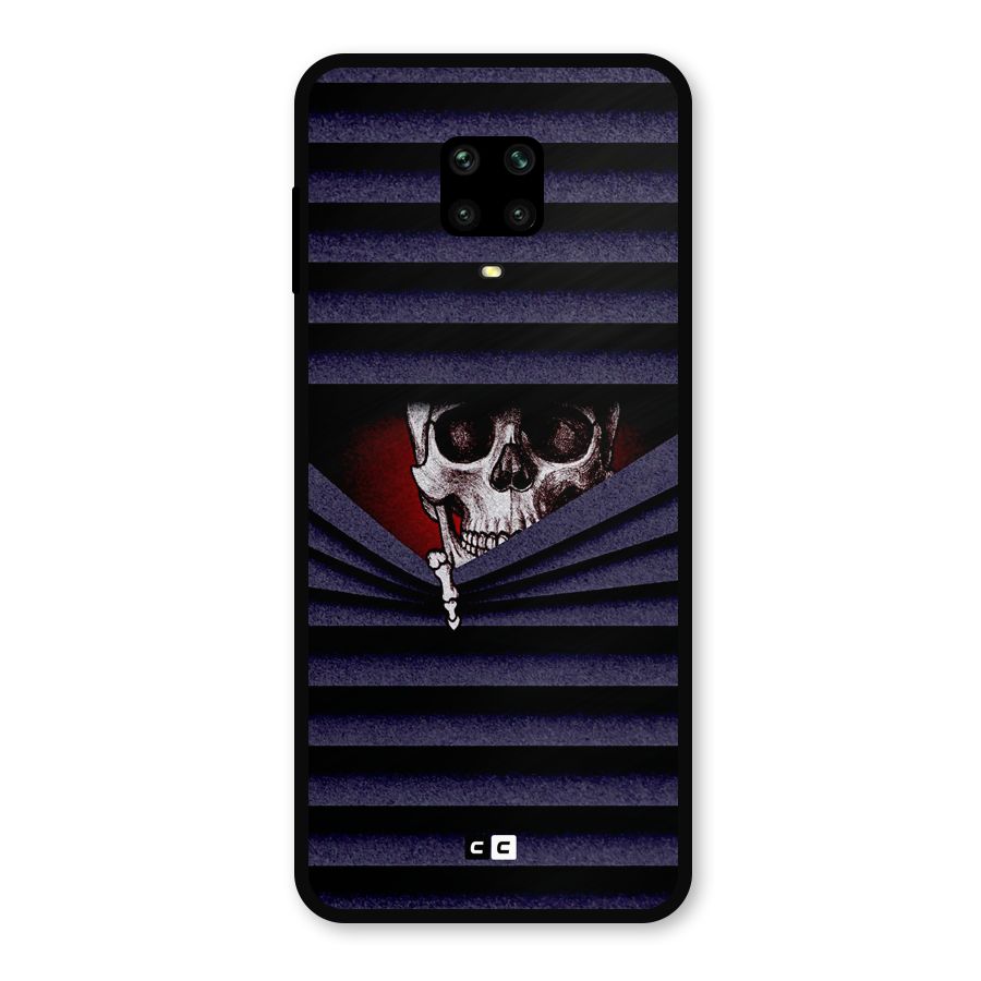 Skull Peak Metal Back Case for Redmi Note 9 Pro