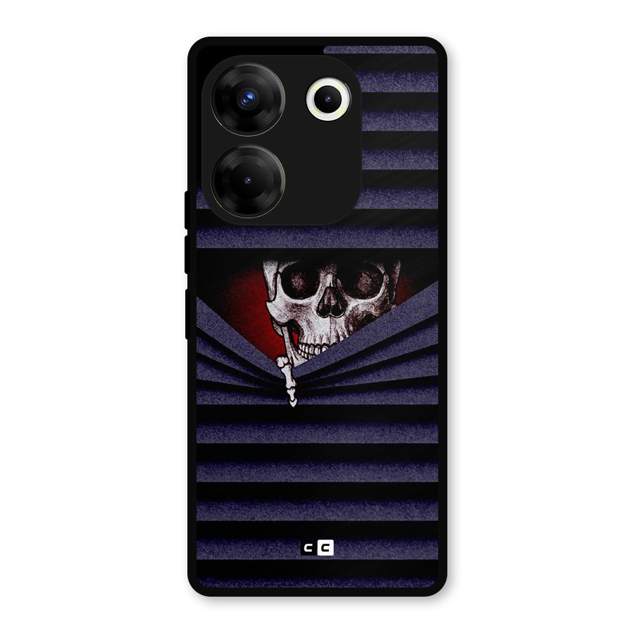 Skull Peak Metal Back Case for Tecno Camon 20