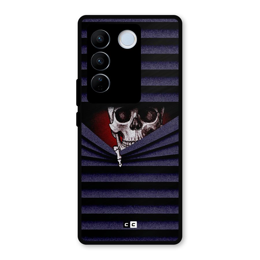Skull Peak Metal Back Case for Vivo V27