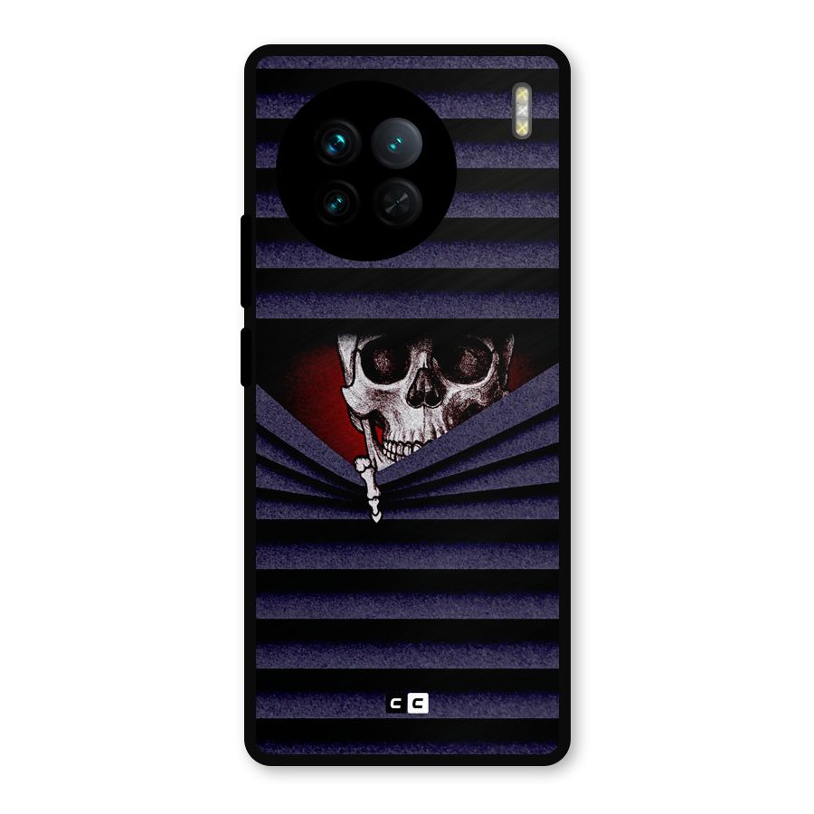 Skull Peak Metal Back Case for Vivo X90