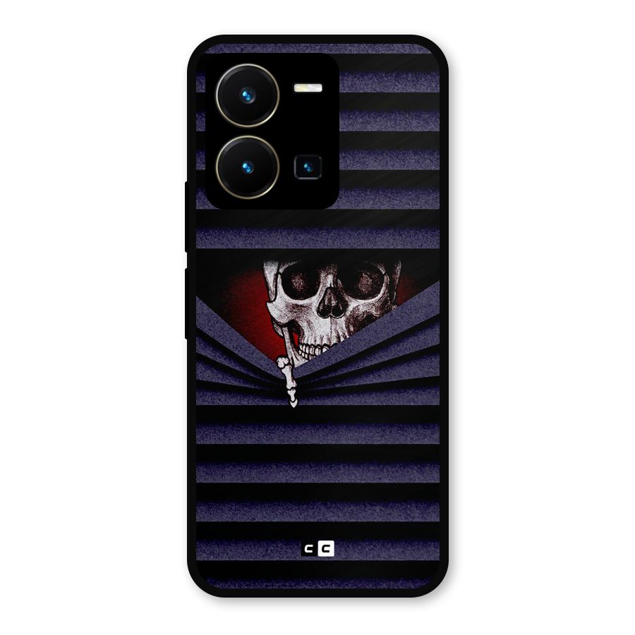 Skull Peak Metal Back Case for Vivo Y35
