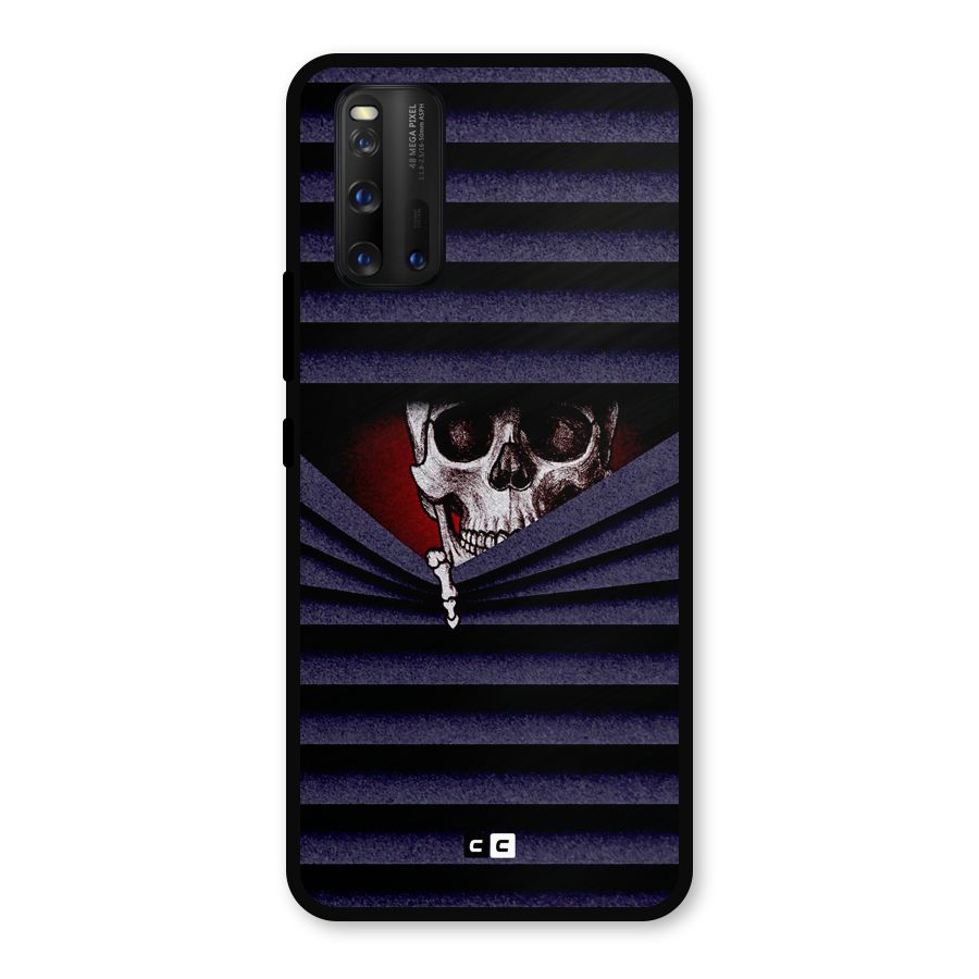 Skull Peak Metal Back Case for iQOO 3