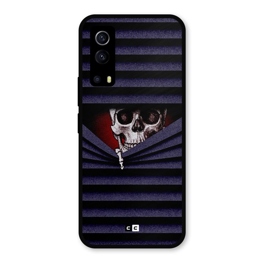 Skull Peak Metal Back Case for iQOO Z3