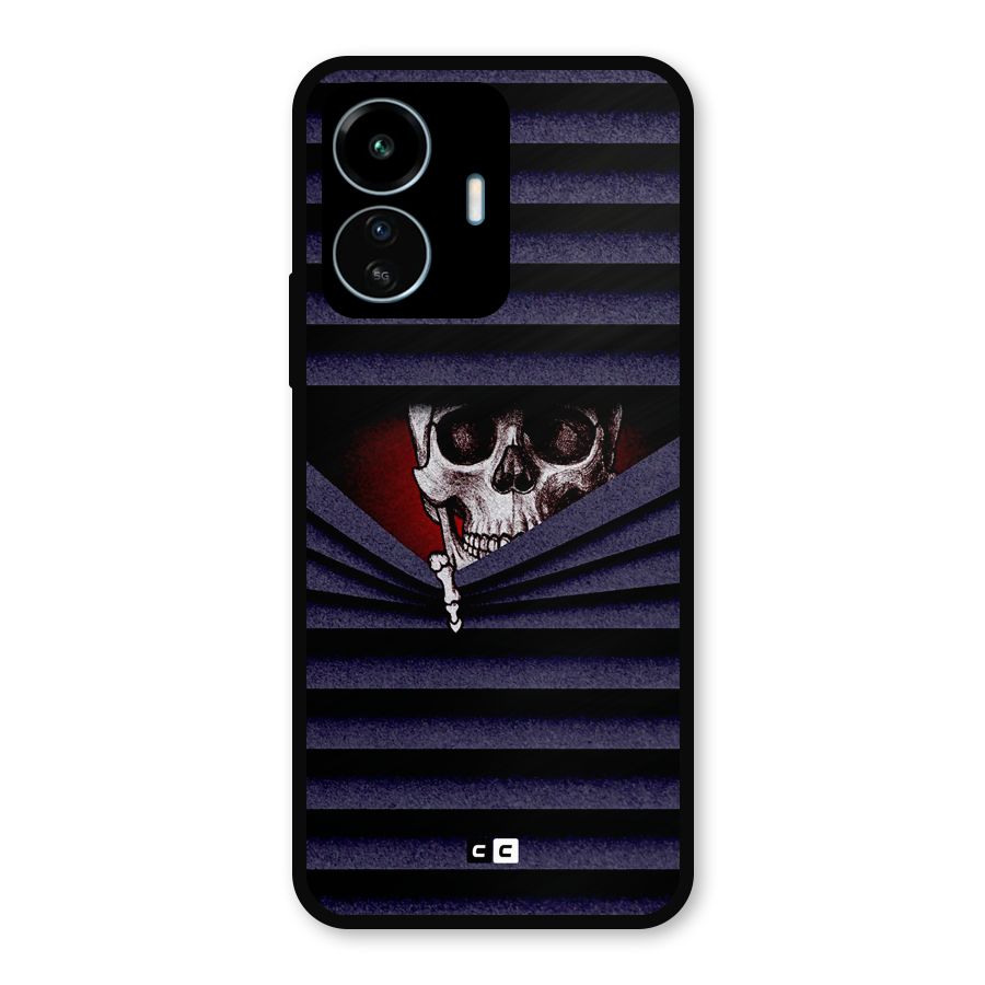Skull Peak Metal Back Case for vivo iQOO Z6 Lite 5G