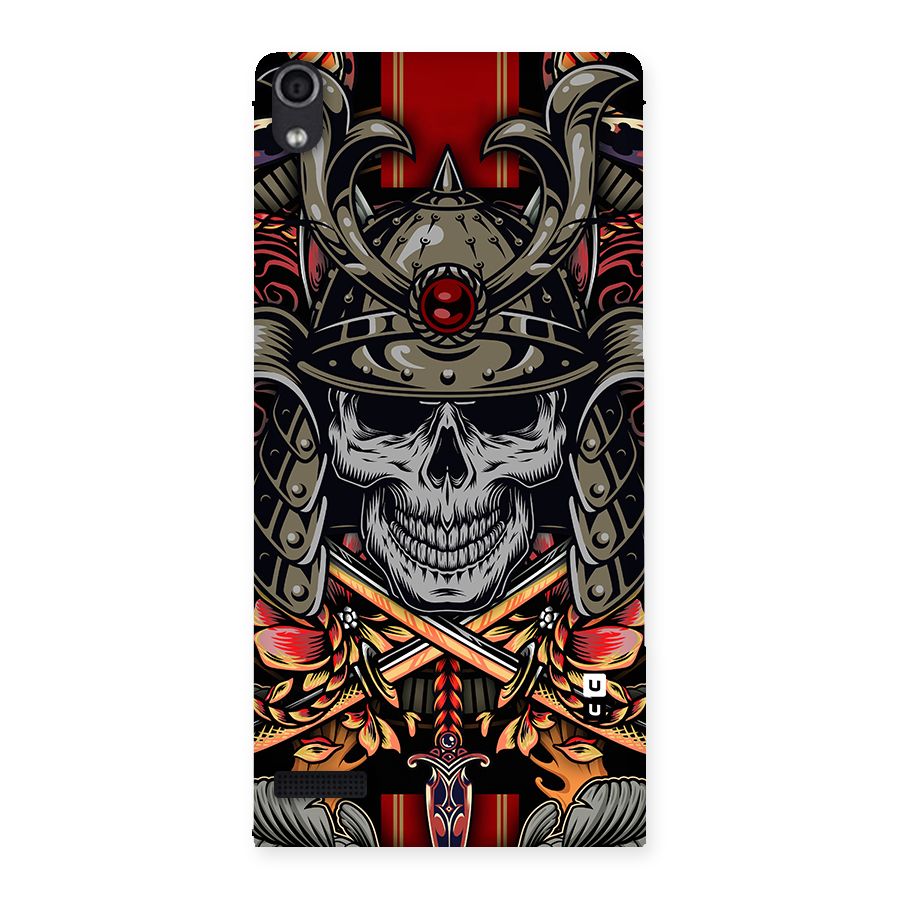 Skull Swords Snakes Back Case for Ascend P6