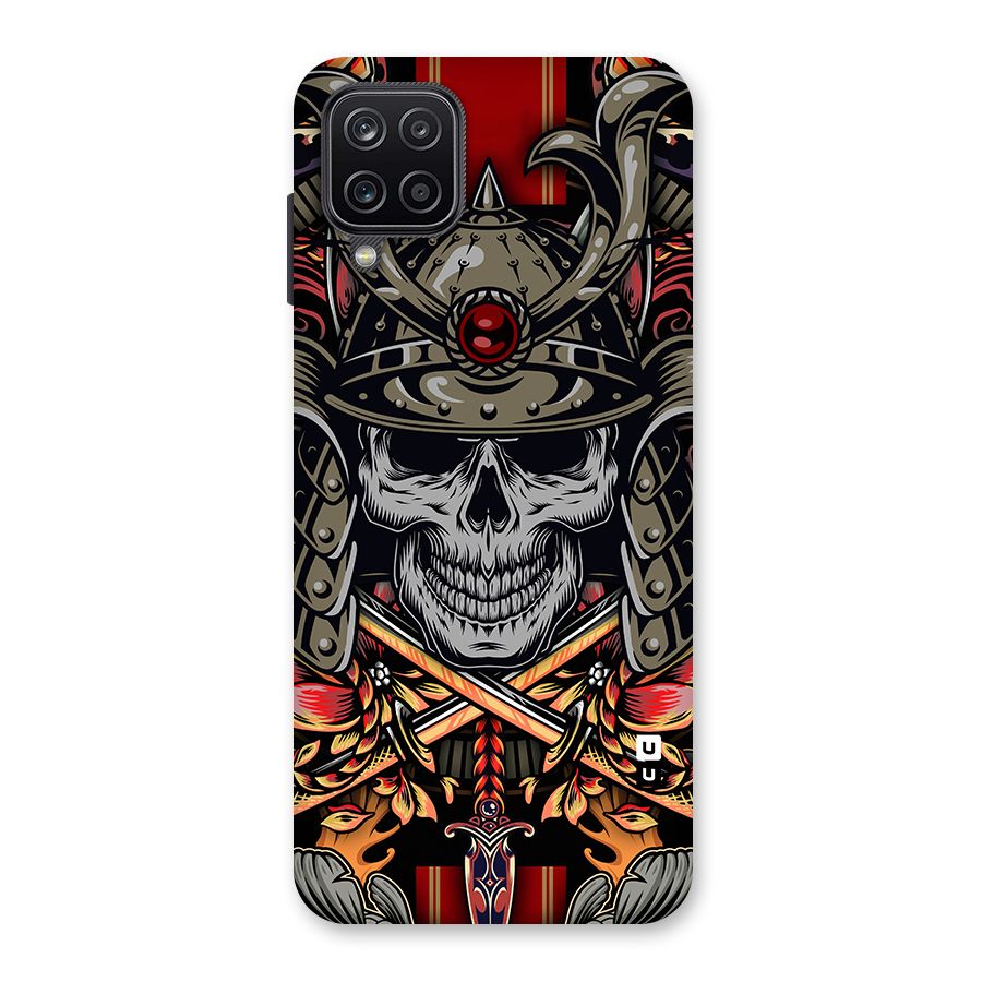 Skull Swords Snakes Back Case for Galaxy A12