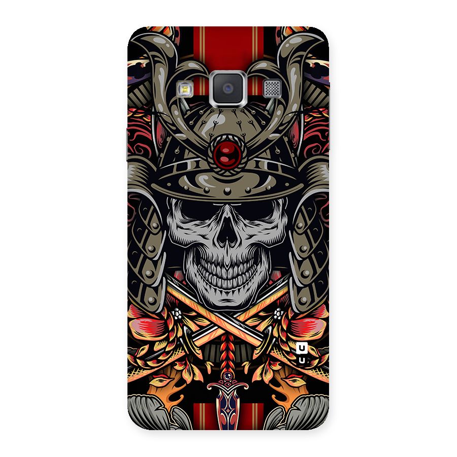 Skull Swords Snakes Back Case for Galaxy A3