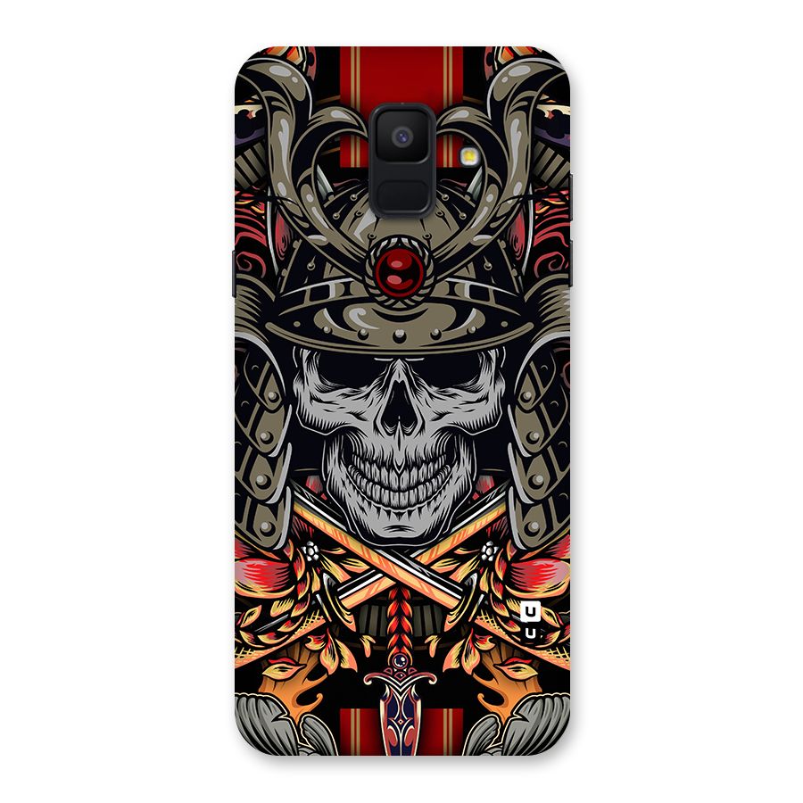 Skull Swords Snakes Back Case for Galaxy A6 (2018)