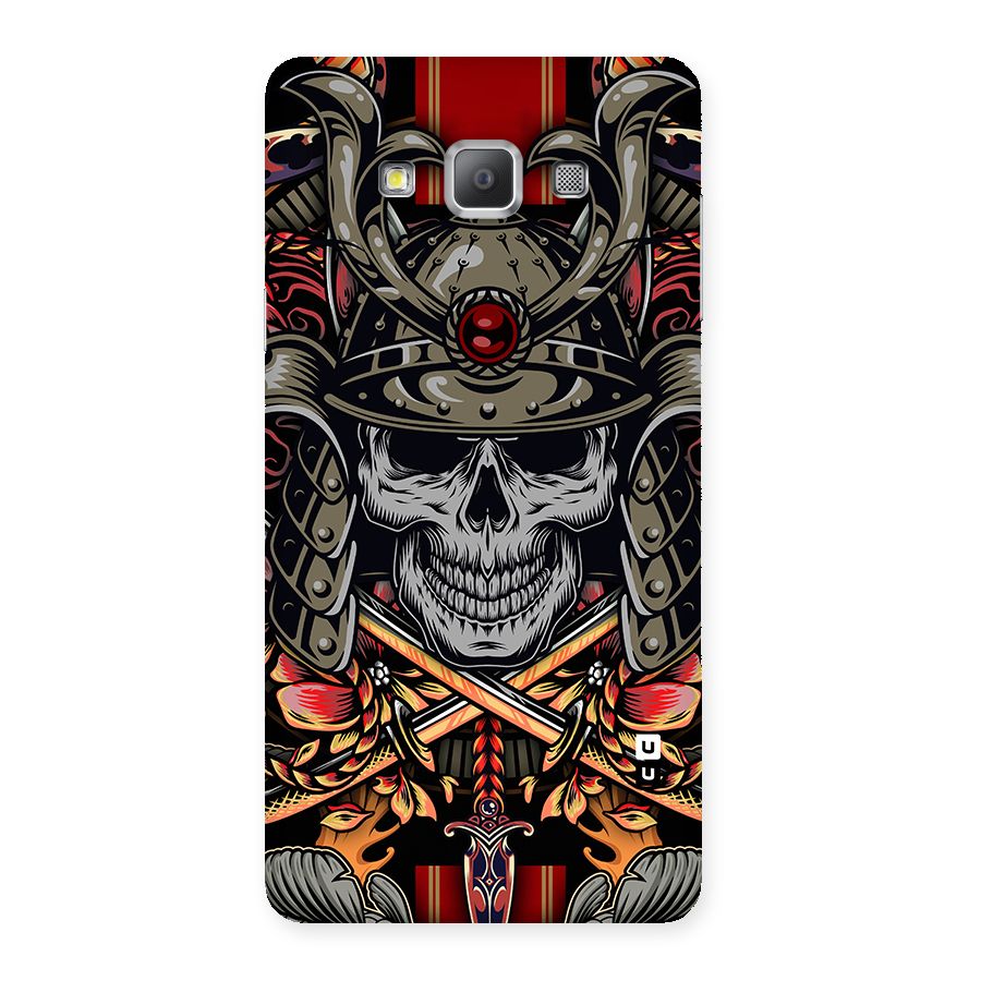 Skull Swords Snakes Back Case for Galaxy A7