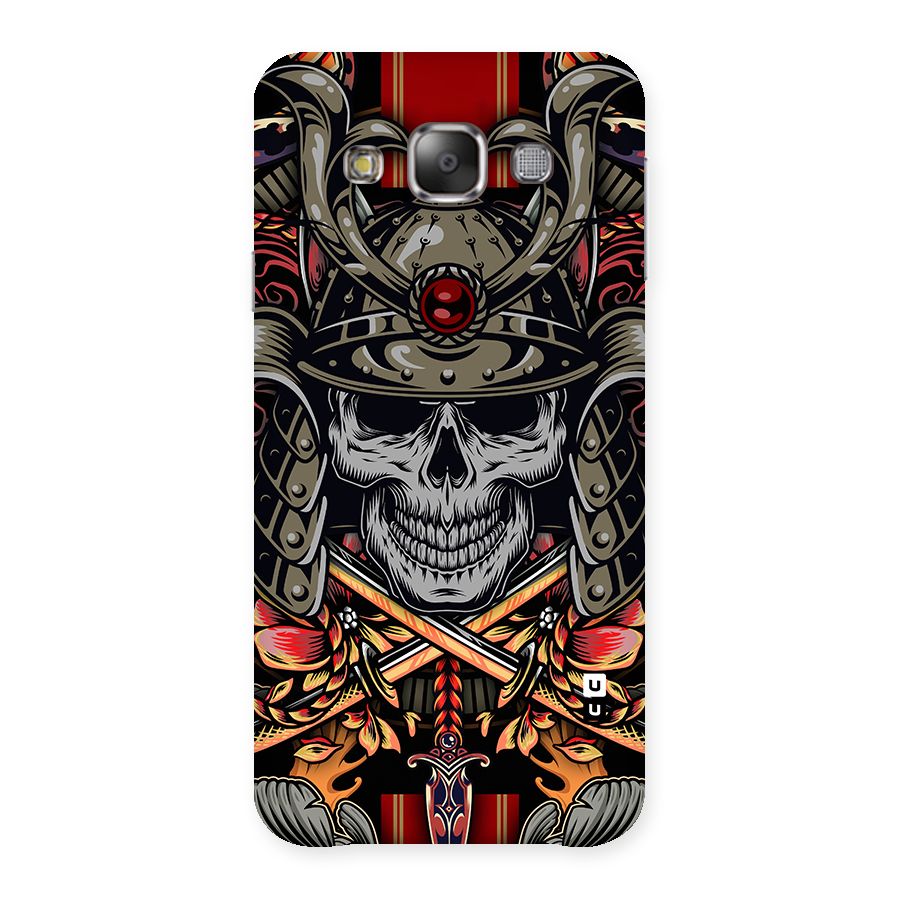 Skull Swords Snakes Back Case for Galaxy E7