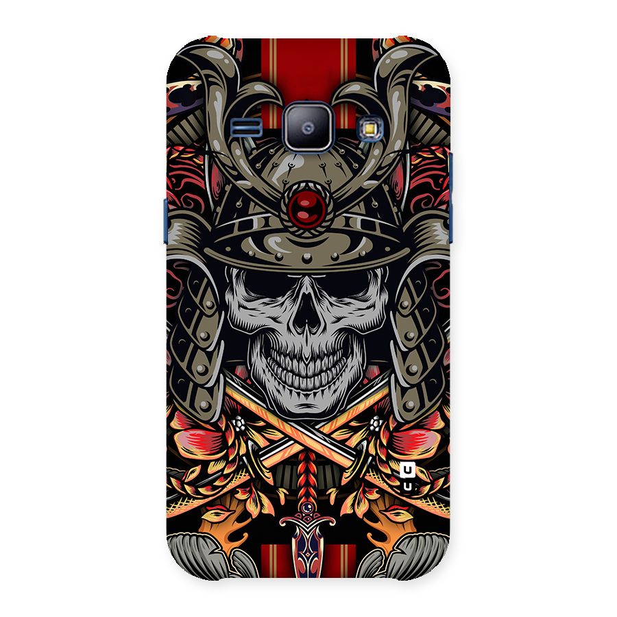 Skull Swords Snakes Back Case for Galaxy J1