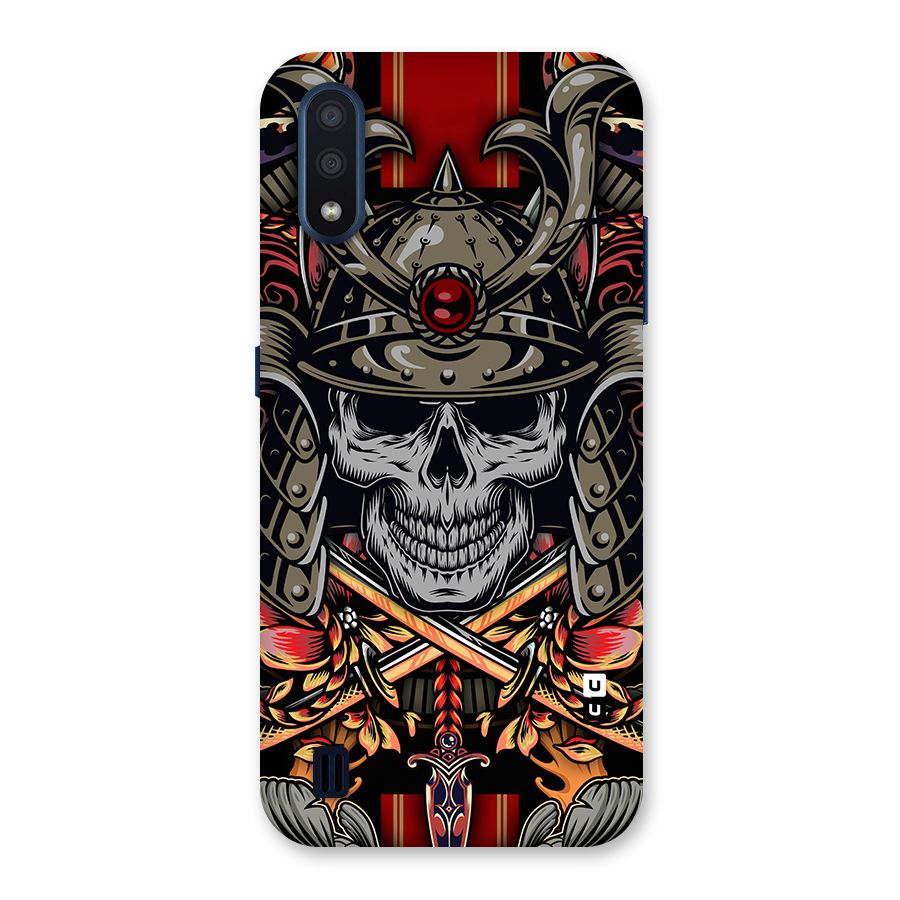 Skull Swords Snakes Back Case for Galaxy M01