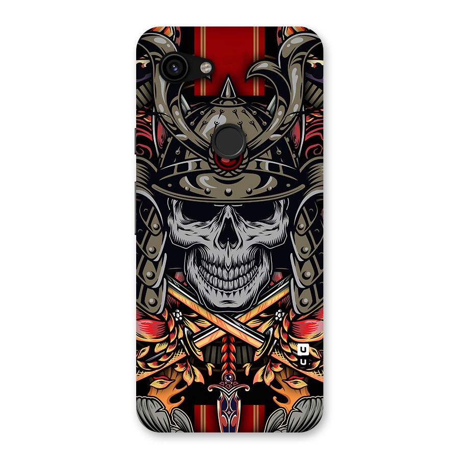 Skull Swords Snakes Back Case for Google Pixel 3a