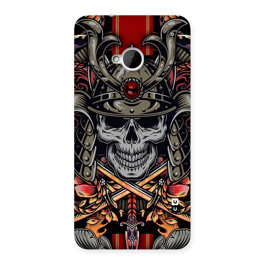Skull Swords Snakes Back Case for HTC One M7