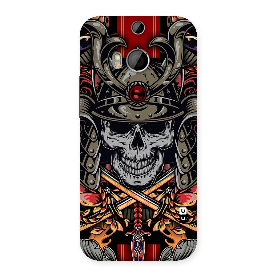 Skull Swords Snakes Back Case for HTC One M8