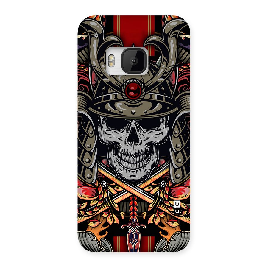 Skull Swords Snakes Back Case for HTC One M9