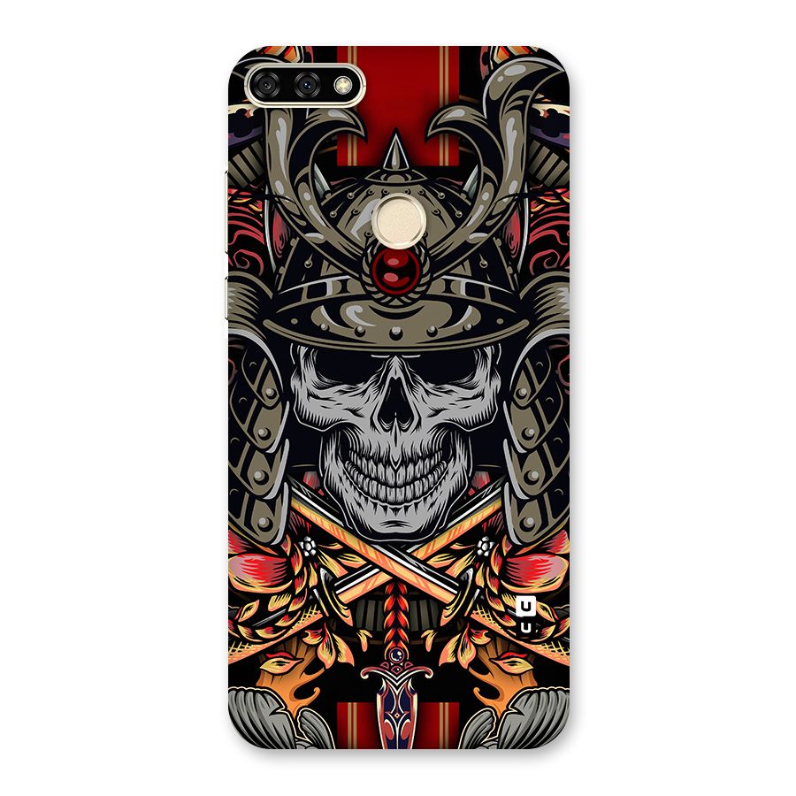 Skull Swords Snakes Back Case for Honor 7A