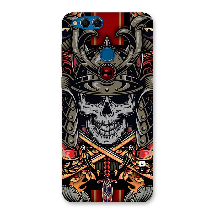 Skull Swords Snakes Back Case for Honor 7X