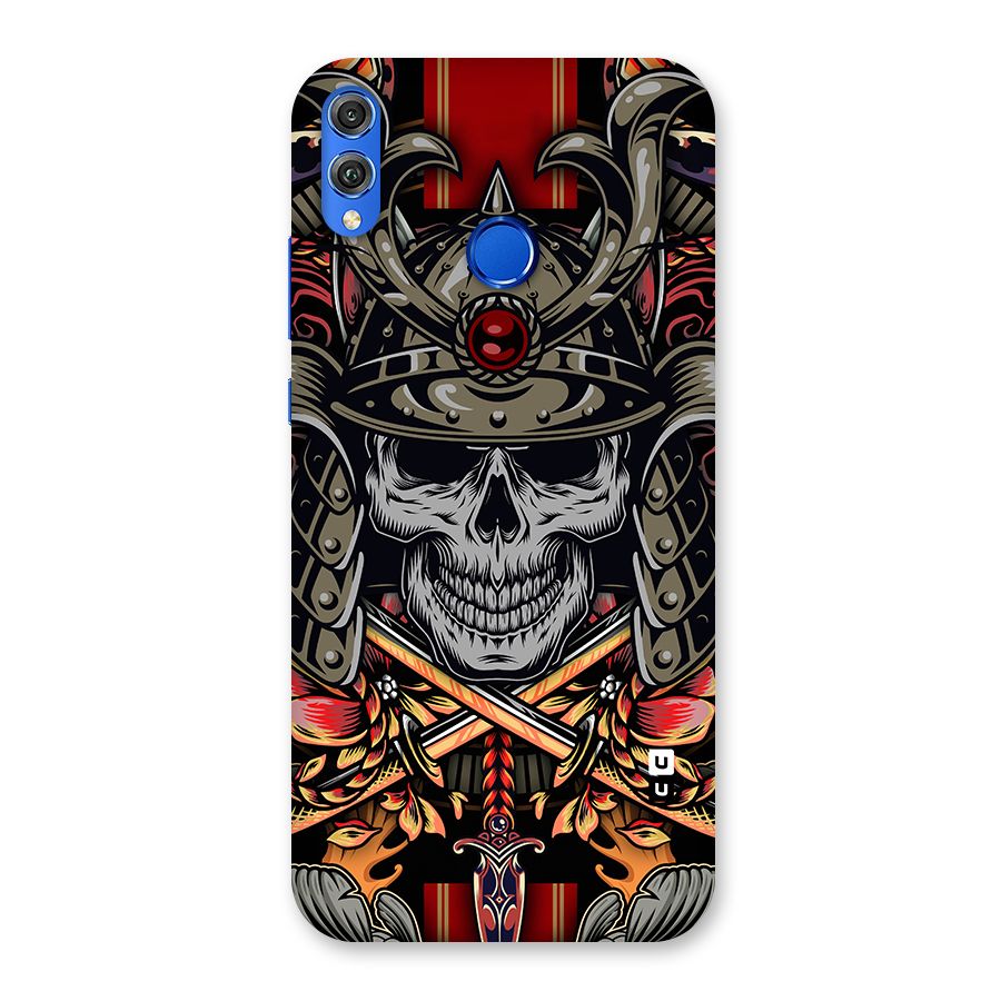 Skull Swords Snakes Back Case for Honor 8X