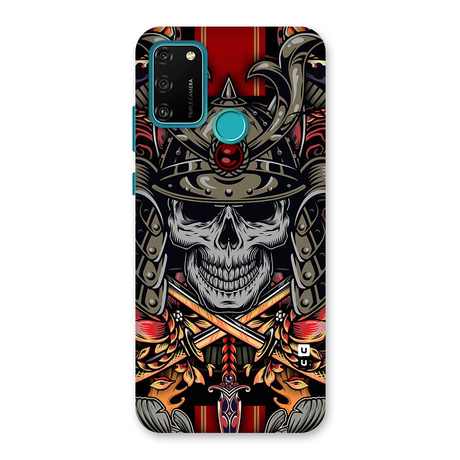 Skull Swords Snakes Back Case for Honor 9A