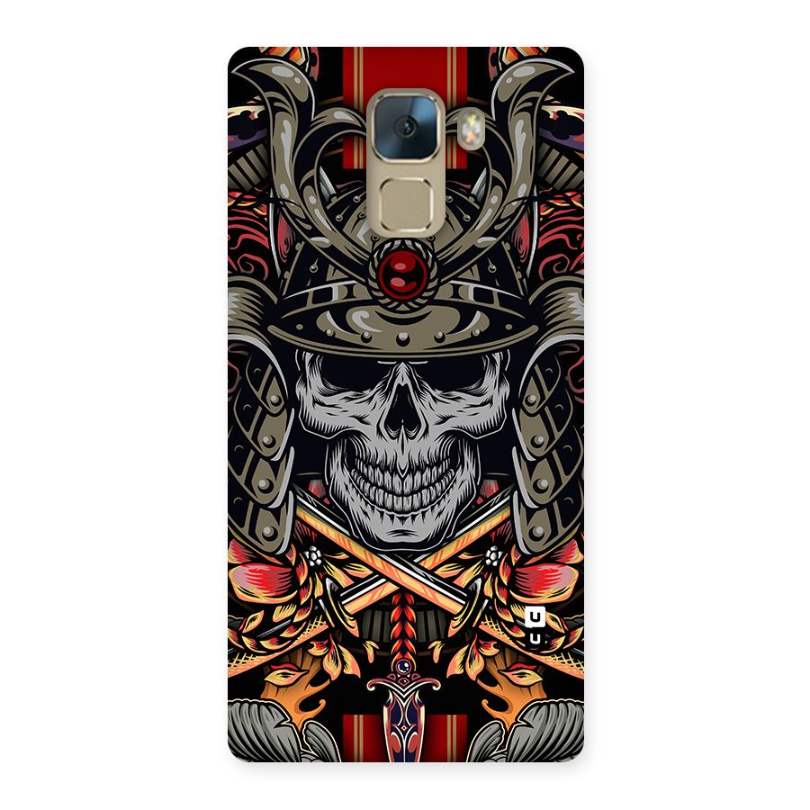 Skull Swords Snakes Back Case for Huawei Honor 7