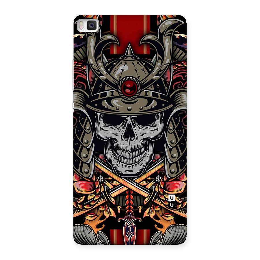 Skull Swords Snakes Back Case for Huawei P8