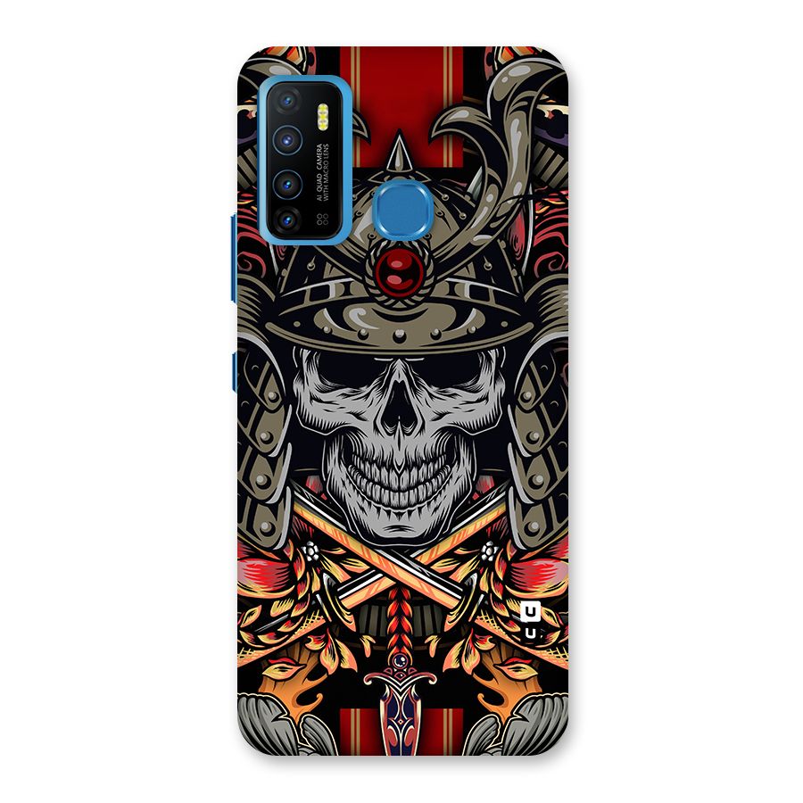 Skull Swords Snakes Back Case for Infinix Hot 9