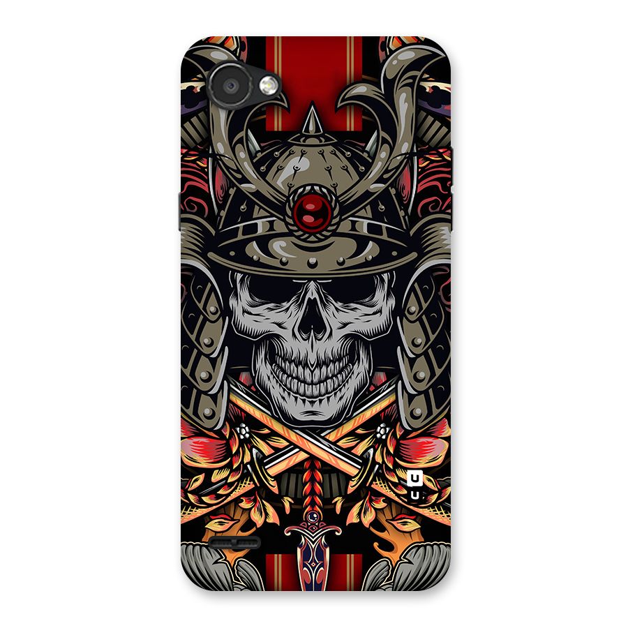 Skull Swords Snakes Back Case for LG Q6