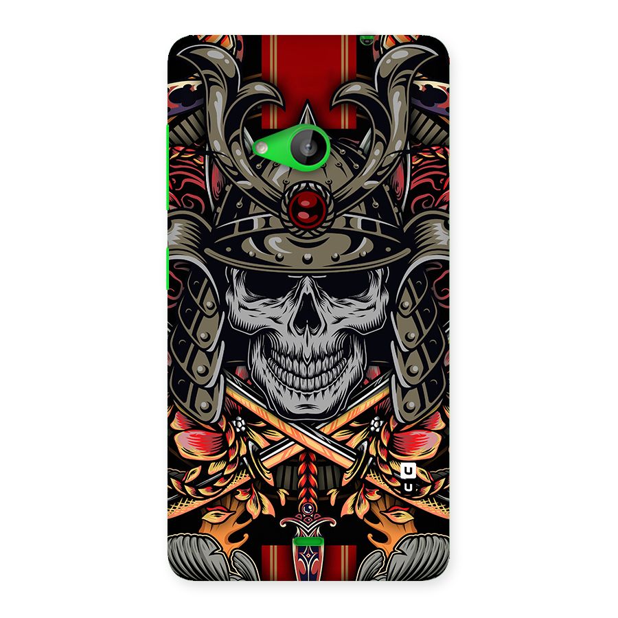 Skull Swords Snakes Back Case for Lumia 535