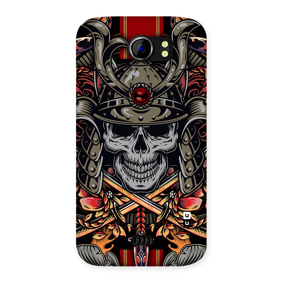 Skull Swords Snakes Back Case for Micromax Canvas 2 A110