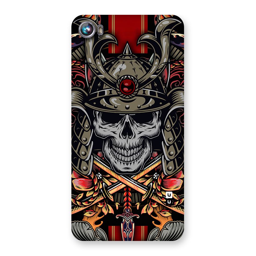Skull Swords Snakes Back Case for Micromax Canvas Fire 4 A107