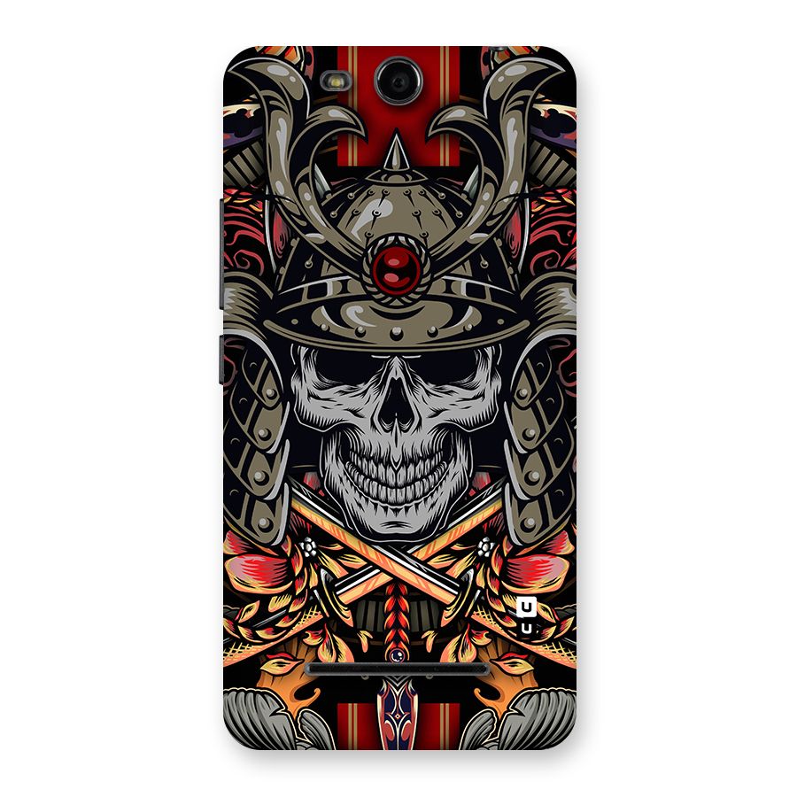 Skull Swords Snakes Back Case for Micromax Canvas Juice 3 Q392