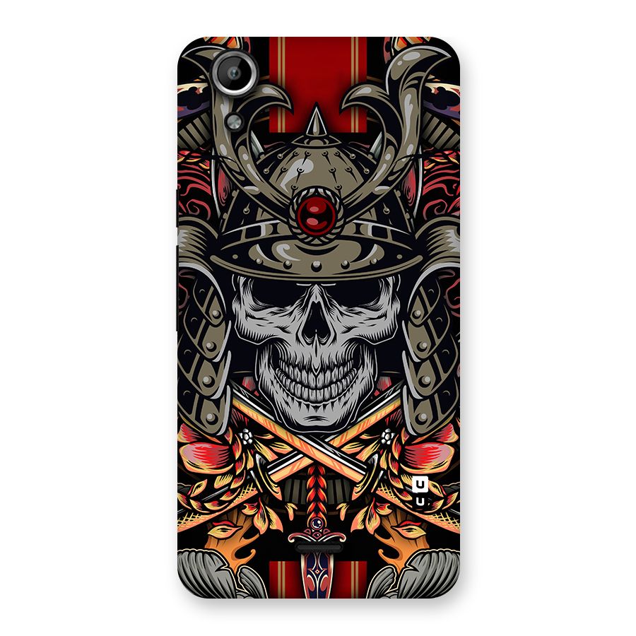 Skull Swords Snakes Back Case for Micromax Canvas Selfie Lens Q345