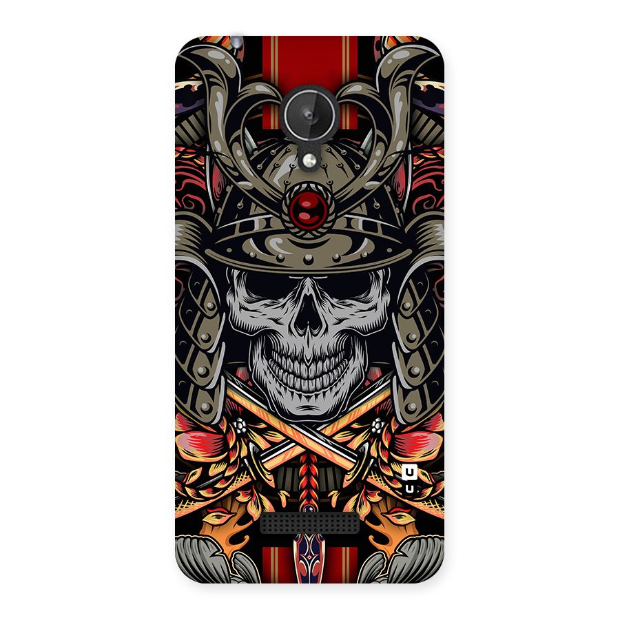 Skull Swords Snakes Back Case for Micromax Canvas Spark Q380