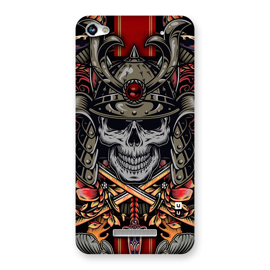 Skull Swords Snakes Back Case for Micromax Hue 2