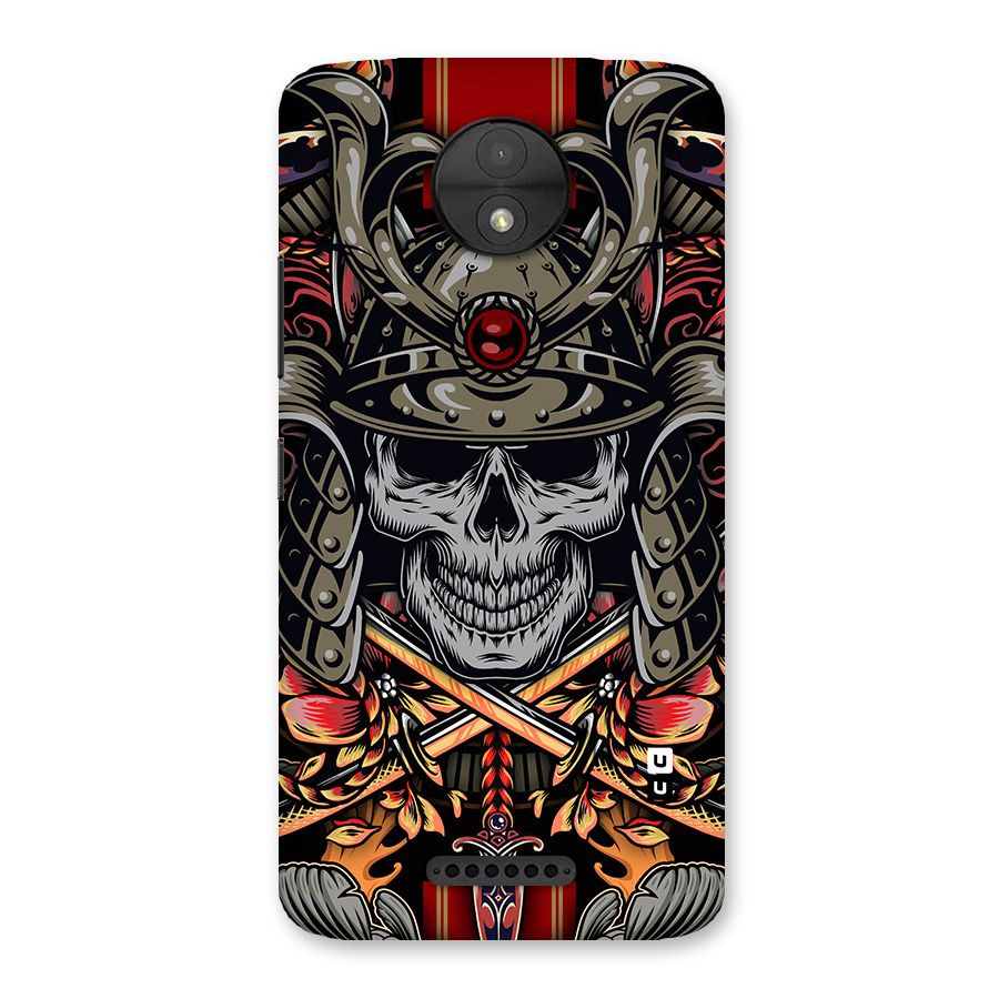 Skull Swords Snakes Back Case for Moto C