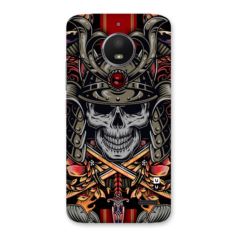 Skull Swords Snakes Back Case for Moto E4