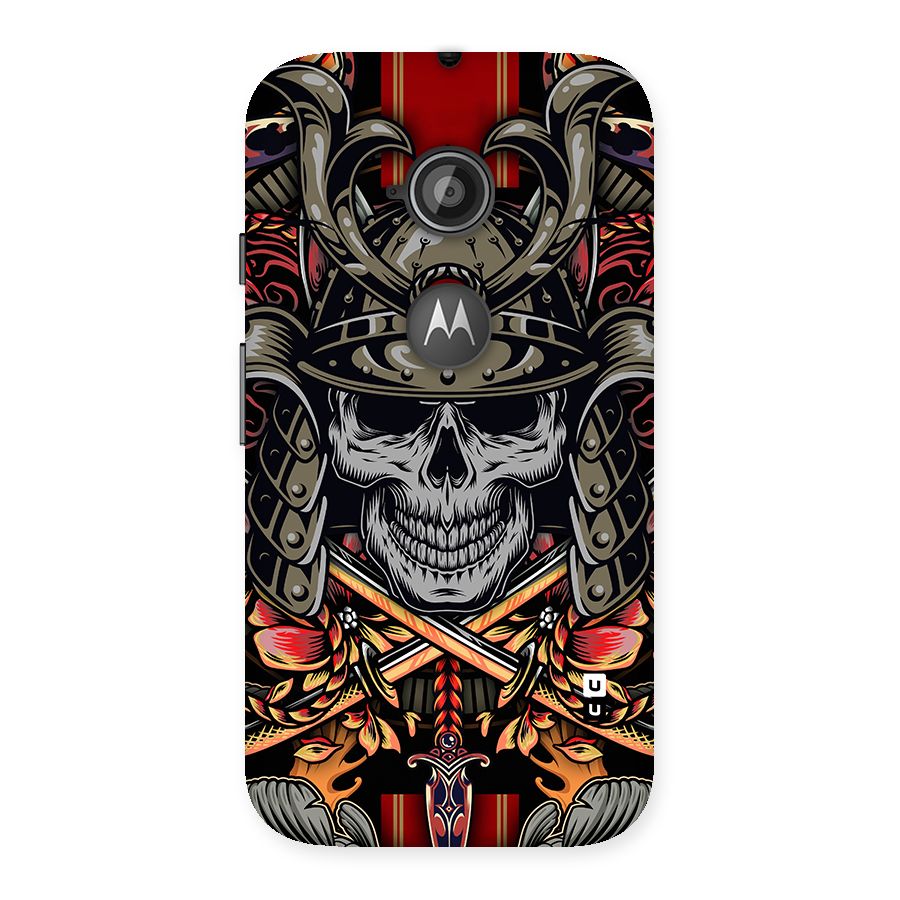 Skull Swords Snakes Back Case for Moto E 2nd Gen