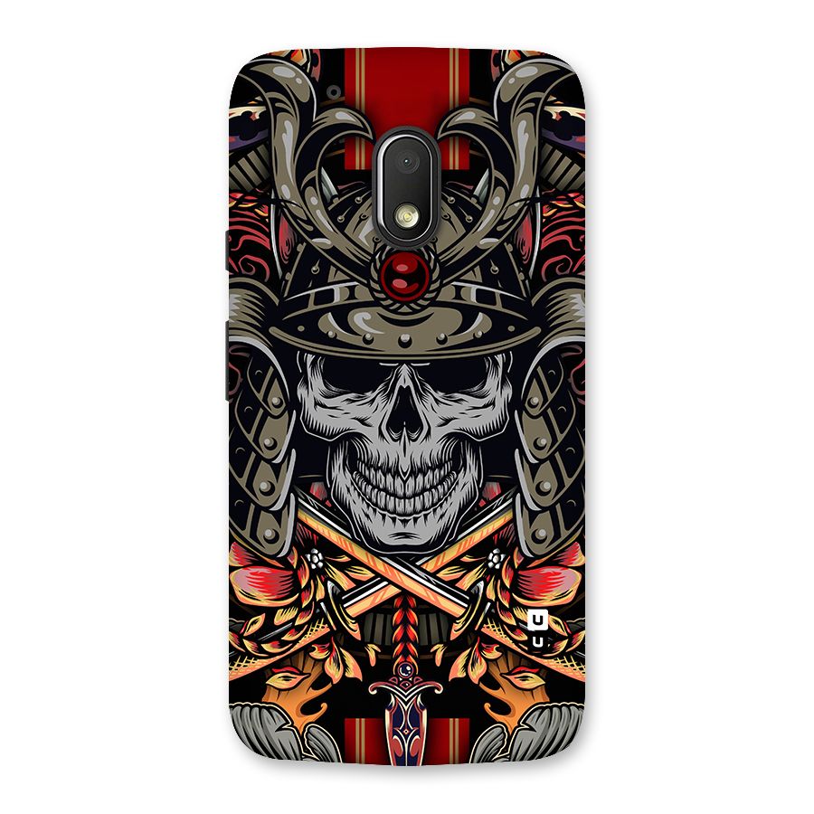 Skull Swords Snakes Back Case for Moto G4 Play
