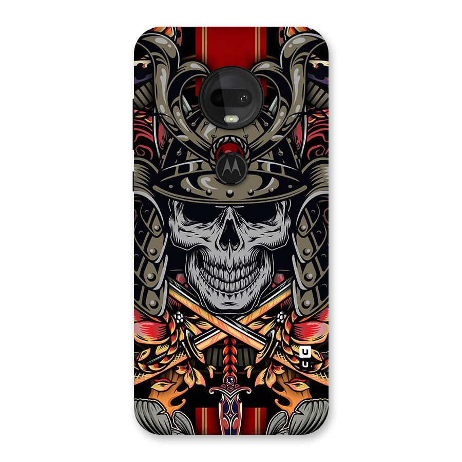 Skull Swords Snakes Back Case for Moto G7