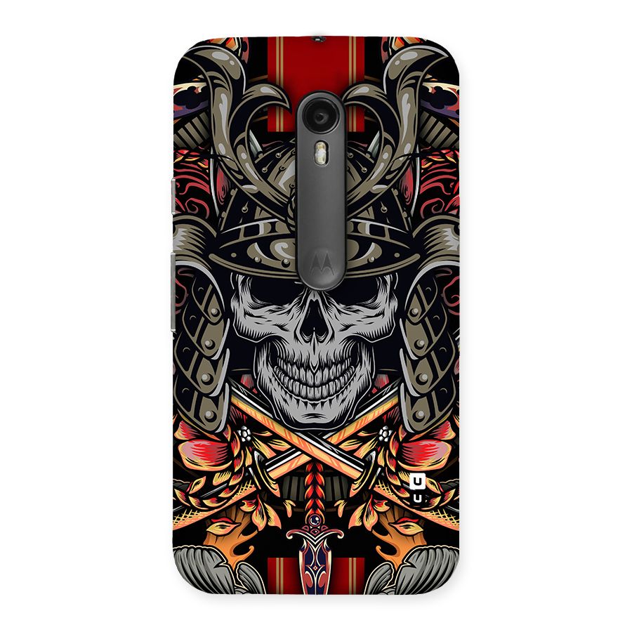Skull Swords Snakes Back Case for Moto G Turbo