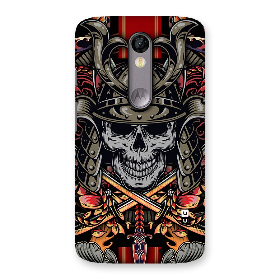 Skull Swords Snakes Back Case for Moto X Force
