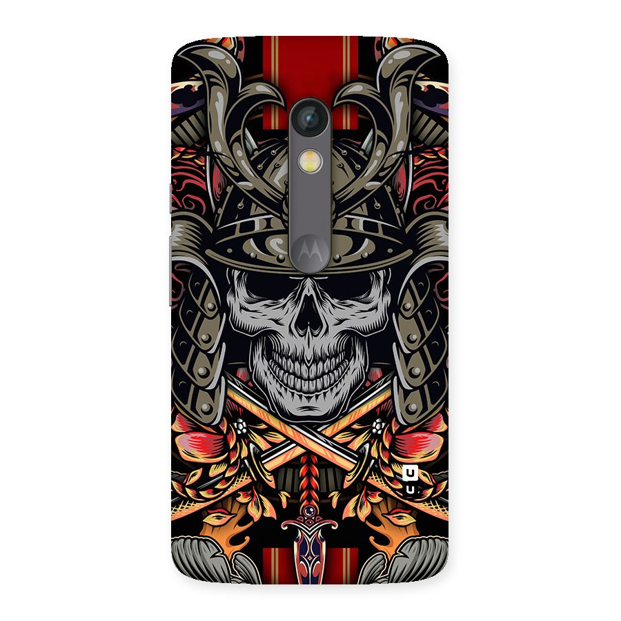 Skull Swords Snakes Back Case for Moto X Play