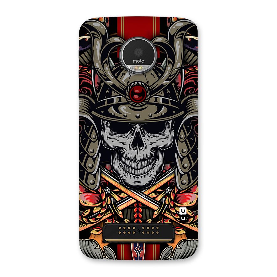Skull Swords Snakes Back Case for Moto Z Play