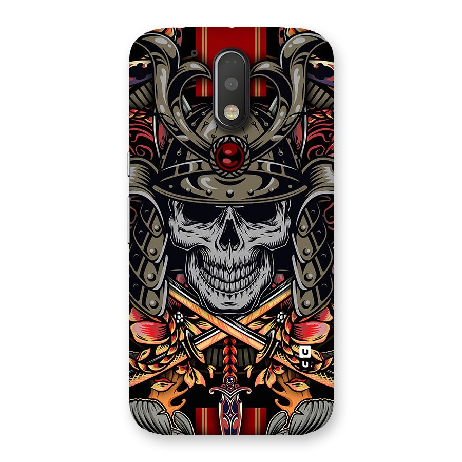 Skull Swords Snakes Back Case for Motorola Moto G4