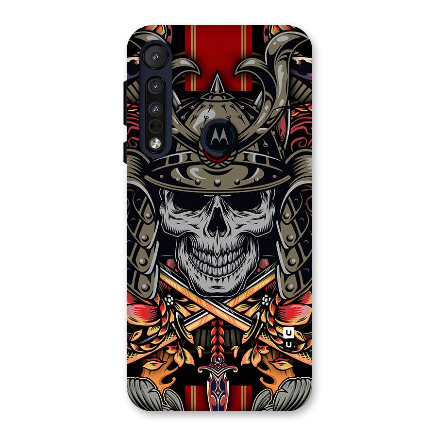 Skull Swords Snakes Back Case for Motorola One Macro
