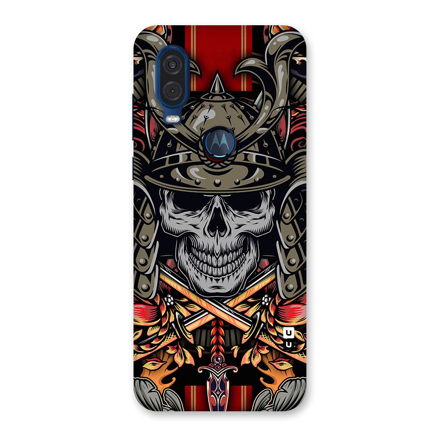 Skull Swords Snakes Back Case for Motorola One Vision